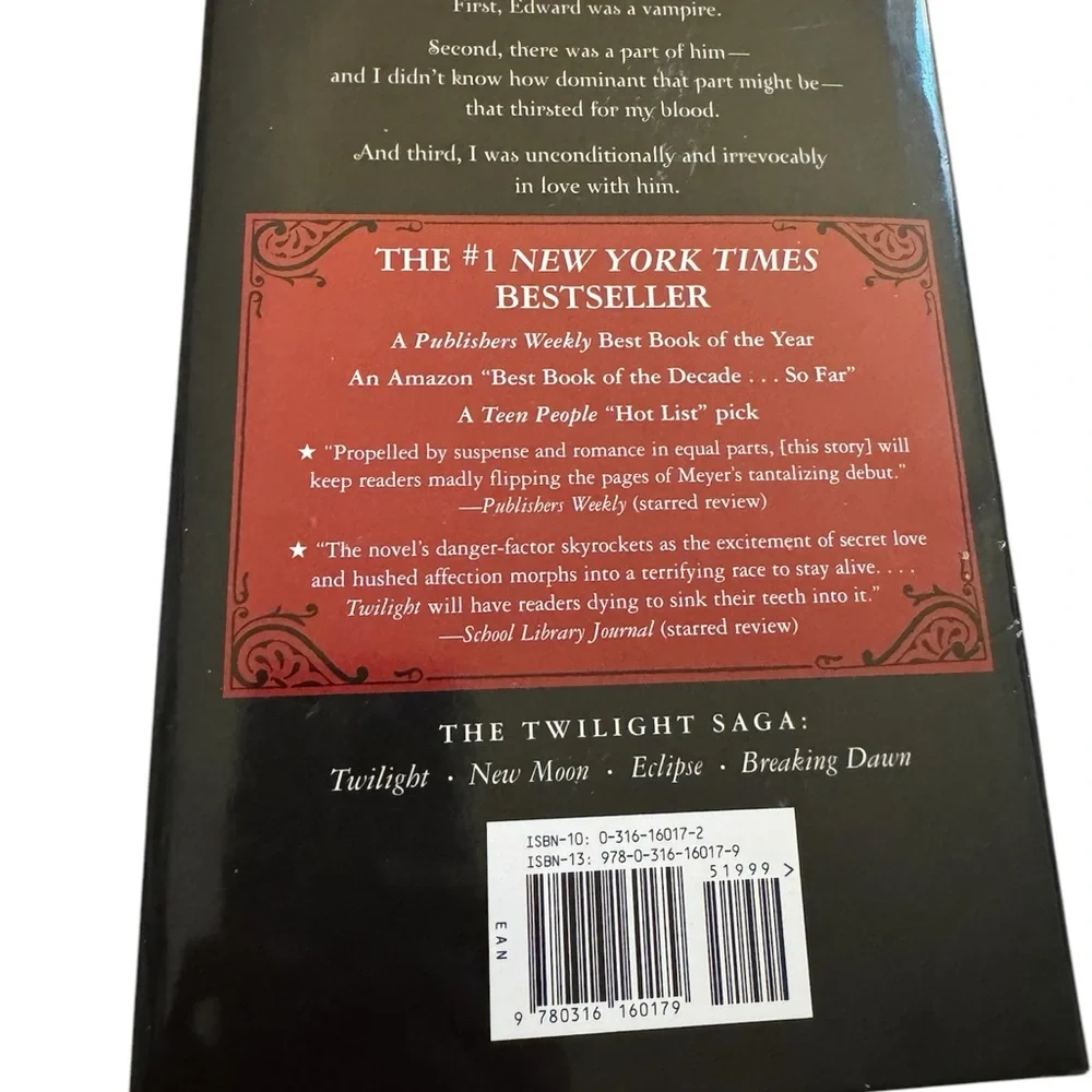 Twilight Hardcover Book - Picture 2 of 3